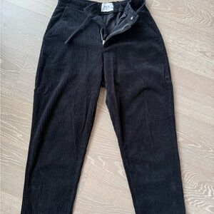 Classic Black Corduroy Pants for Men